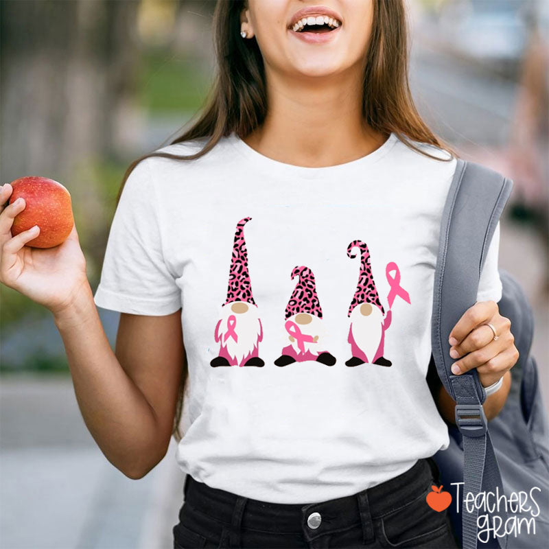 Pink Ghonme Breast Cancer Awareness Teacher T-Shirt