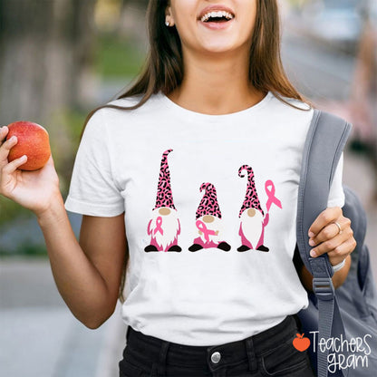 Pink Ghonme Breast Cancer Awareness Teacher T-Shirt