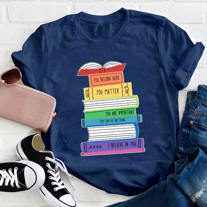 Positive Books Teacher T-Shirt