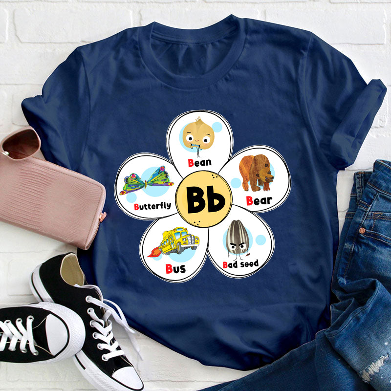 Food Group Butterfly Teacher T-Shirt