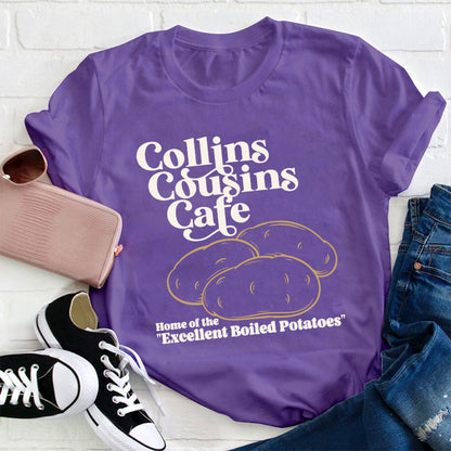 Collins Cousins Cafe Teacher T-Shirt