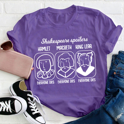 Funny Literature Spoilers Teacher T-Shirt