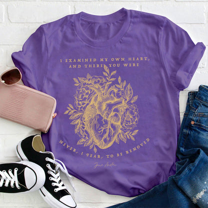 I Examined My Own Heart Teacher T-Shirt