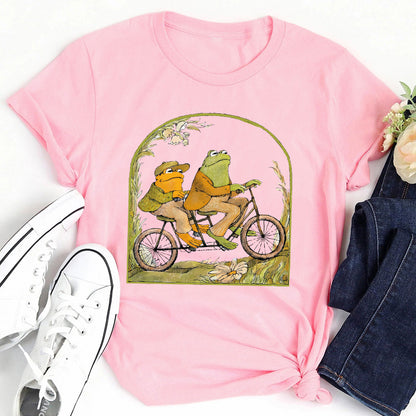 Frog And Friend Literature Teacher T-Shirt