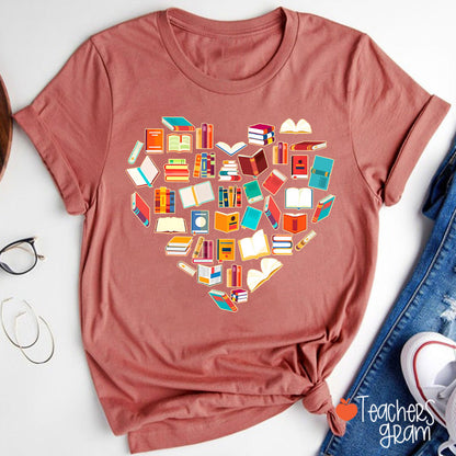 Book Lover Teacher T-Shirt