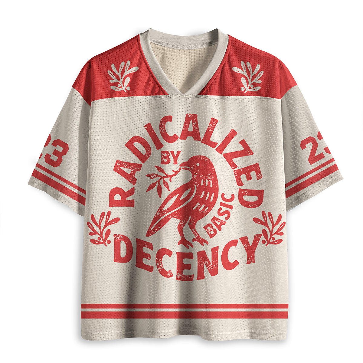 Radicalized By Basic Decency Teacher Mesh Jersey