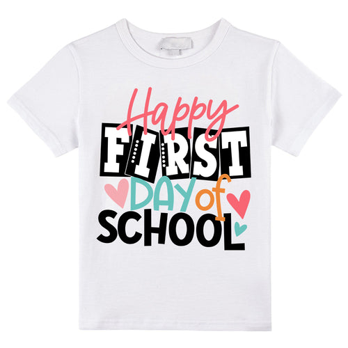 Happy First Day Of School Heart Class T-Shirt