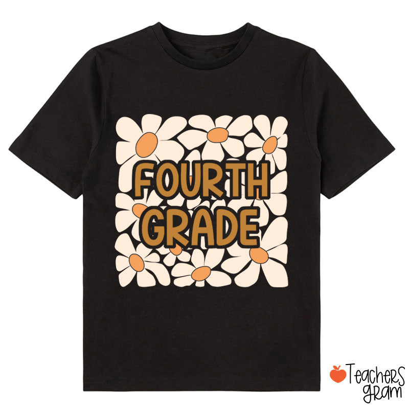 Personalized Yellow Daisy Grade Class T-Shirt