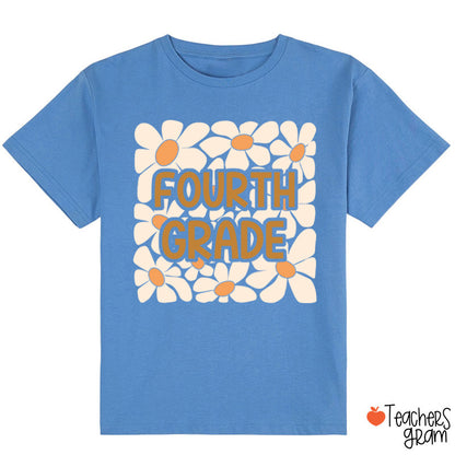 Personalized Yellow Daisy Grade Class T-Shirt