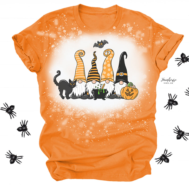 Halloween Gnomes Teacher Printed Super Soft T-Shirt