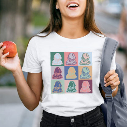 Poet Cartoon Icon Teacher T-Shirt