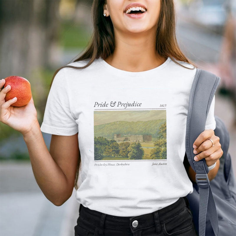 Pride And Prejudice Pemberley House Teacher T-Shirt