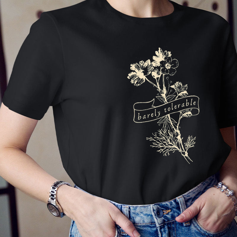 Barely Tolerable Teacher T-Shirt