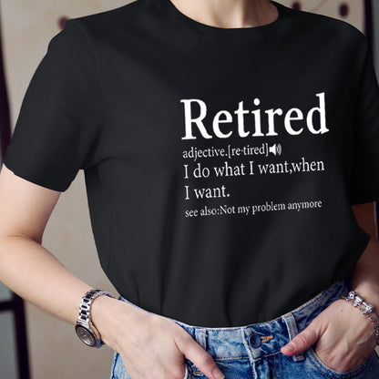 Retired Definition Teacher T-Shirt