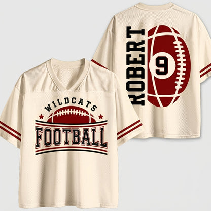Personalized Name And Number Mascot Teacher Mesh Jersey
