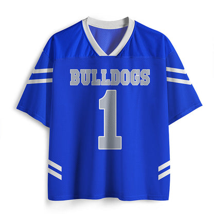 Personalized Mascot And Number Game Day Teacher Mesh Jersey