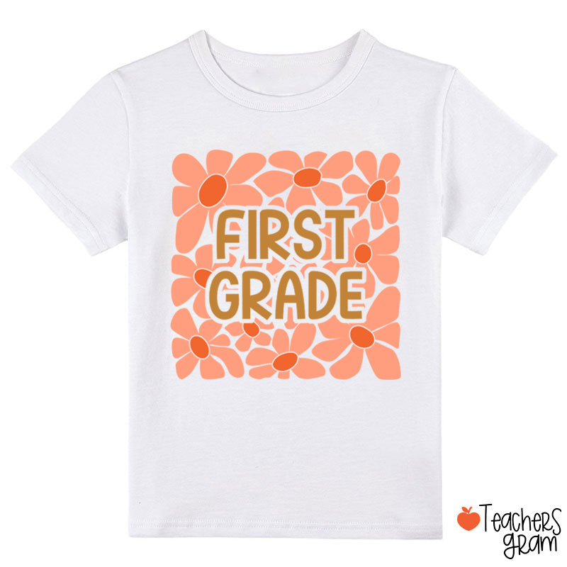 Personalized Yellow Daisy Grade Class T-Shirt