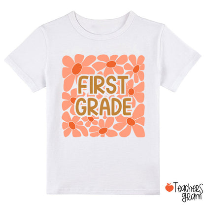 Personalized Yellow Daisy Grade Class T-Shirt