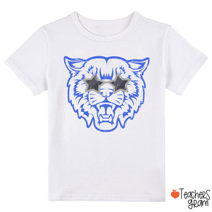 Personalized Mascot Star Glasses Class T-Shirt
