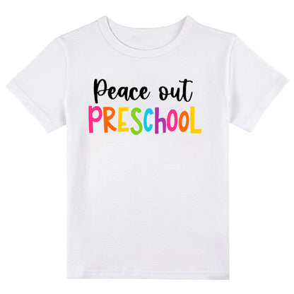 Personalized Grade Peace Out Class T-Shirt