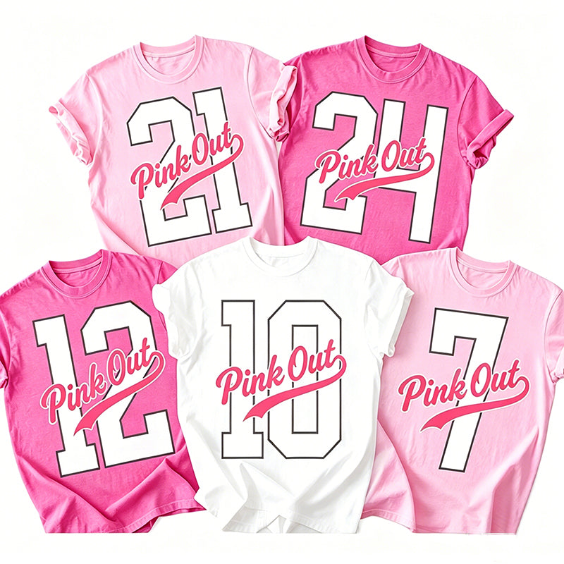 Personalized Breast Cance Jersey Teacher T-Shirt