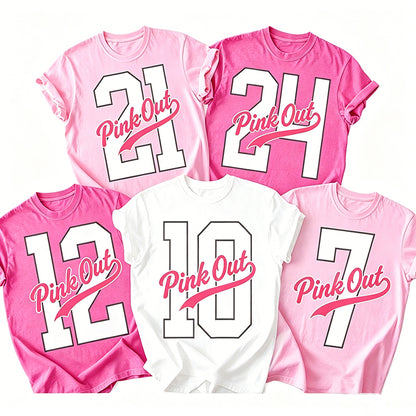 Personalized Breast Cance Jersey Teacher T-Shirt