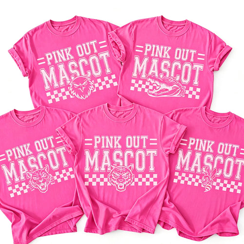 Personalized Breast Cancer Mascot Teacher T-Shirt