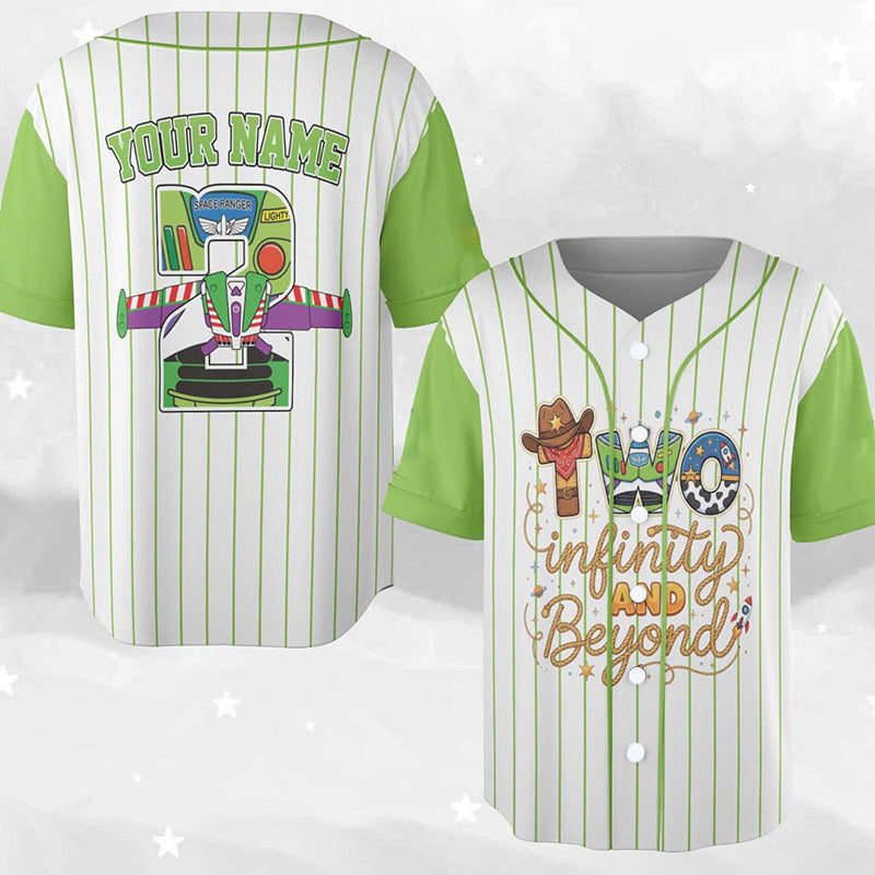 Personalized Name And Grade Infinity And Beyond Teacher Baseball Jersey