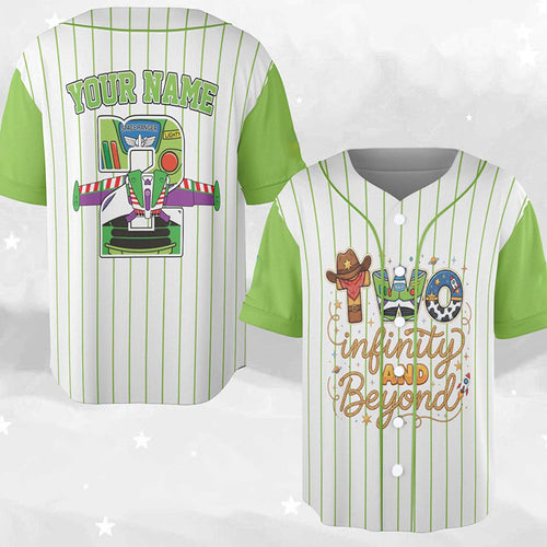 Personalized Name And Grade Infinity And Beyond Teacher Baseball Jersey