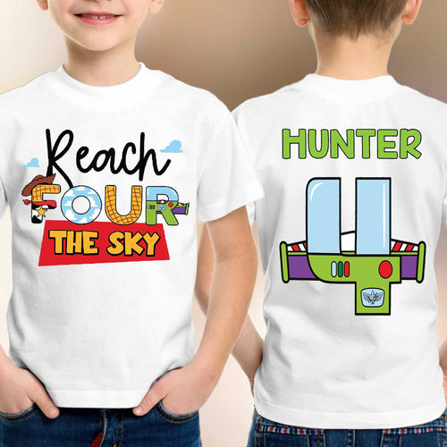Personalized Name Space Ranger Class Two Sided T-Shirt