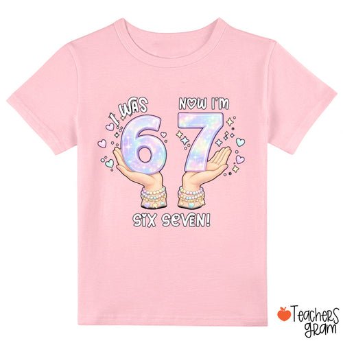 Six Seven Meme Girls Party Class T-Shirt