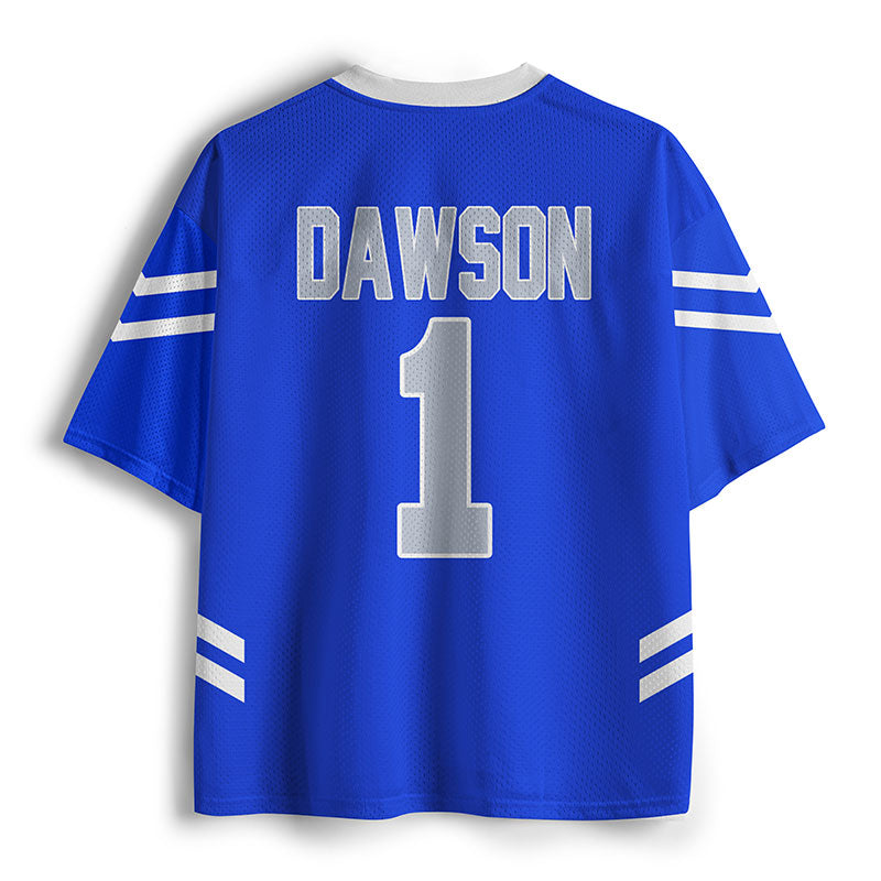 Personalized Mascot And Number Game Day Teacher Mesh Jersey