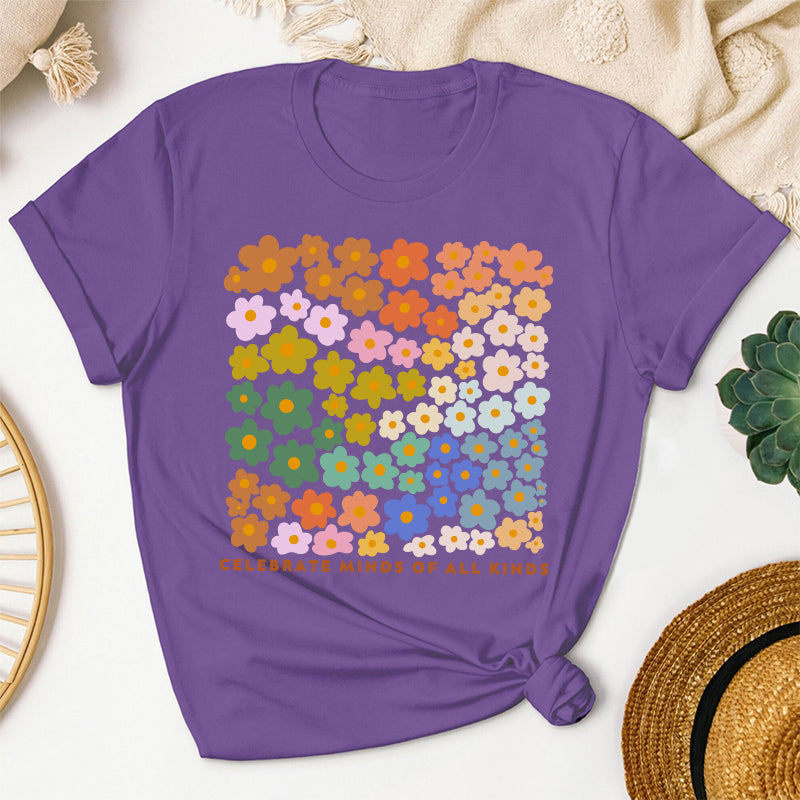 Celebrate Minds Of All Kinds Teacher T-Shirt