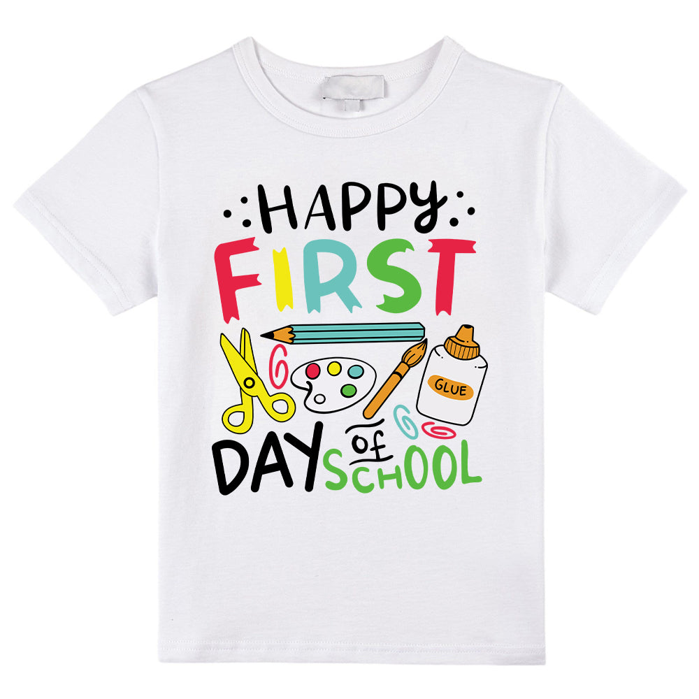 Happy First Day Of School Pigment Class T-Shirt
