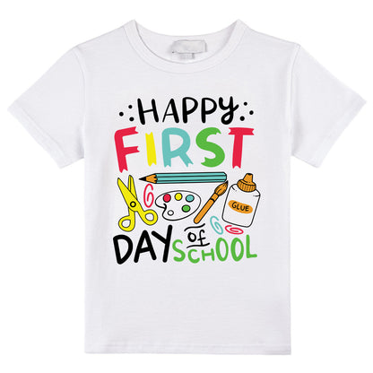 Happy First Day Of School Pigment Class T-Shirt