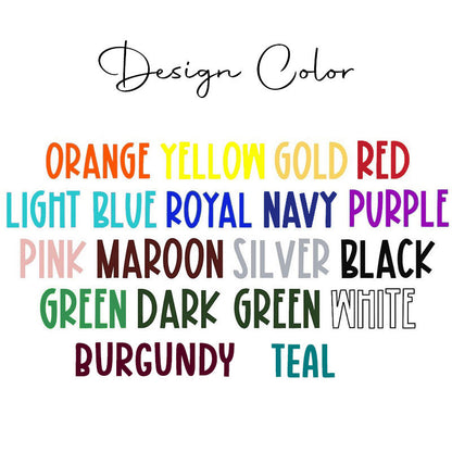 Personalized Glitter Letters Colorful Old Style Teacher Printed Super Soft T-Shirt