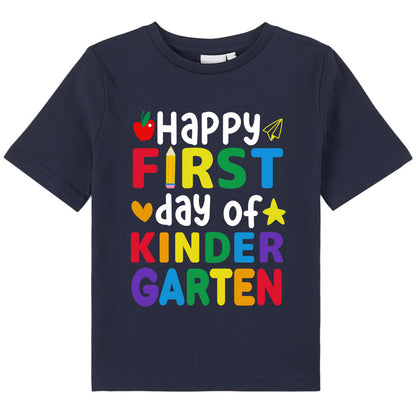 Personalized  Happy First Day Of Kindergarten Class T-Shirt