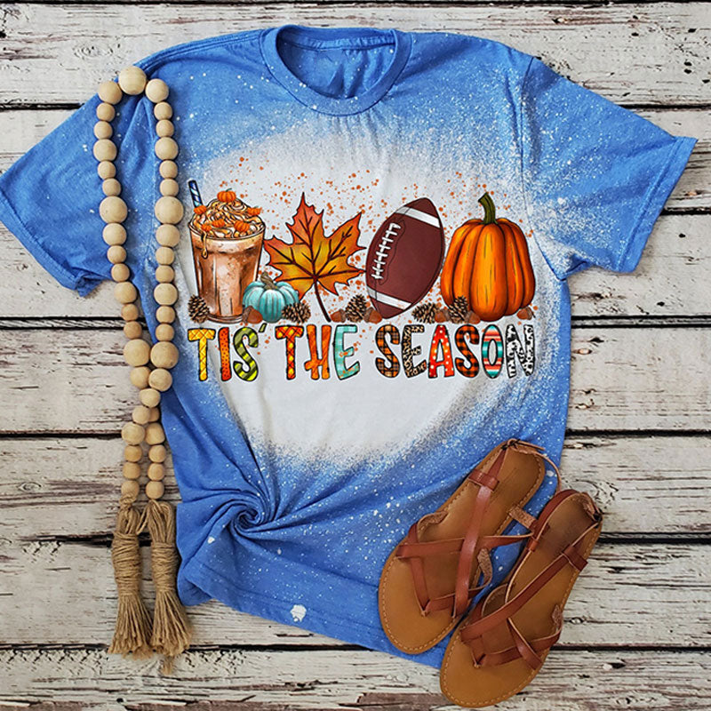Tis The Season Teacher Printed Super Soft T-Shirt