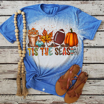 Tis The Season Teacher Printed Super Soft T-Shirt