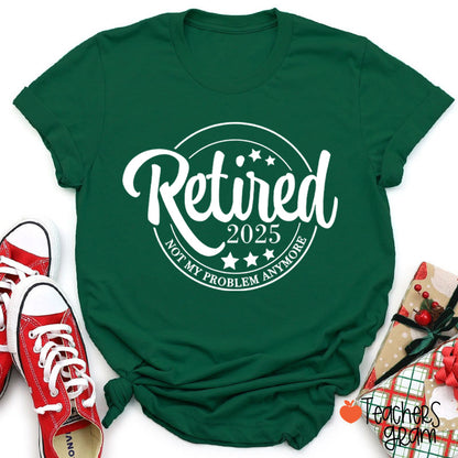 Personalized Year Retirement Gift Teacher T-Shirt