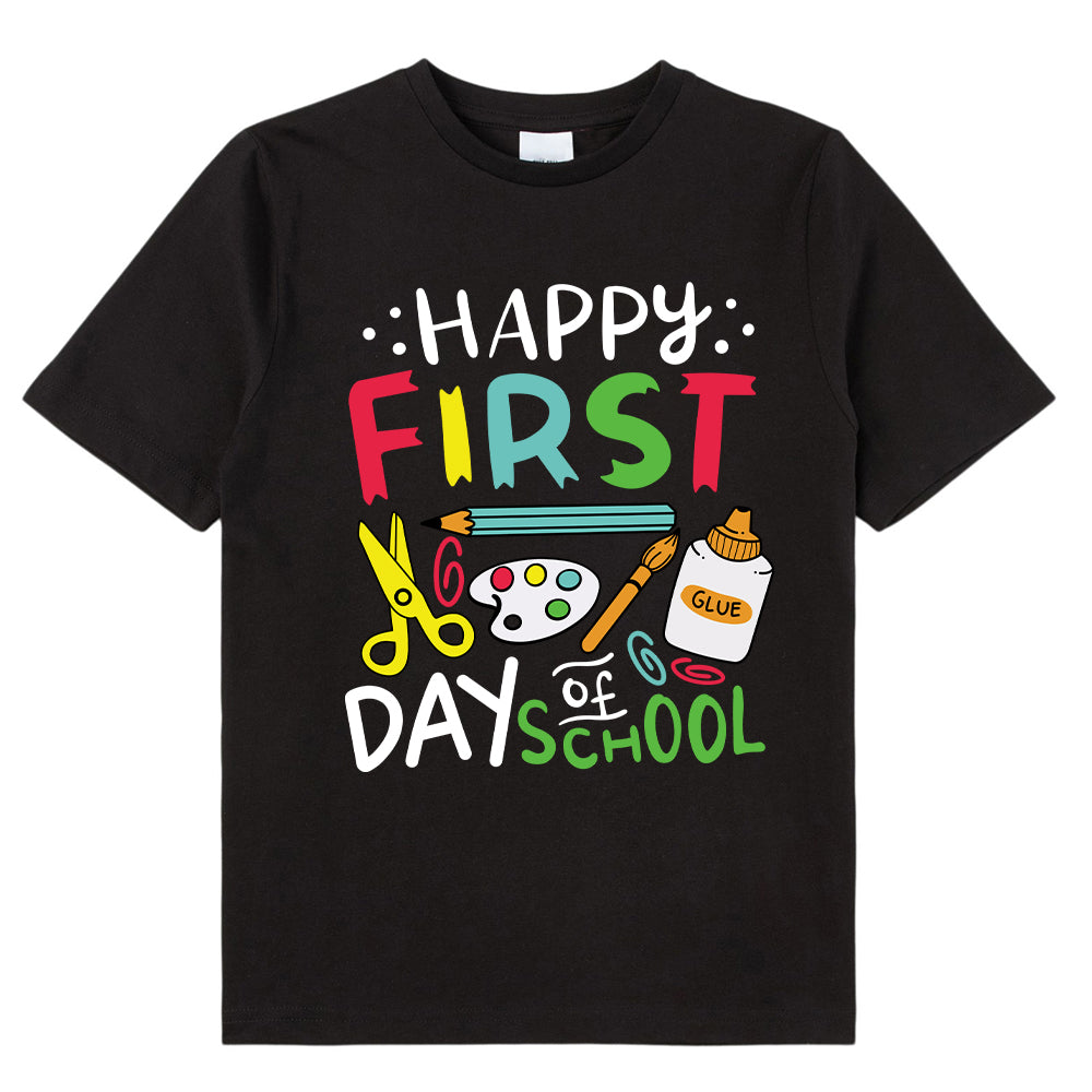 Happy First Day Of School Pigment Class T-Shirt