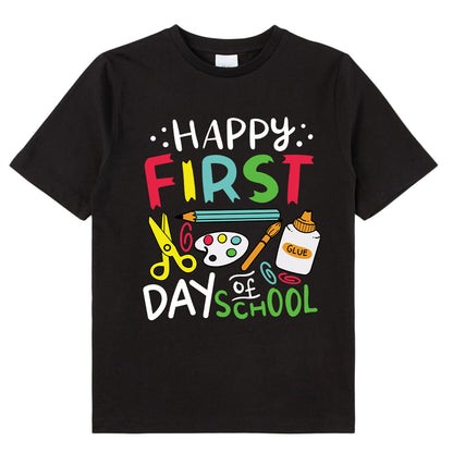 Happy First Day Of School Pigment Class T-Shirt
