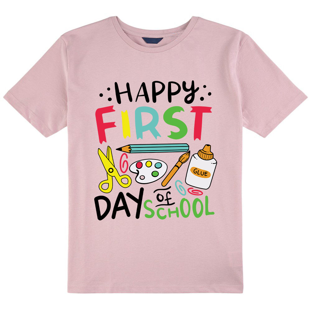 Happy First Day Of School Pigment Class T-Shirt