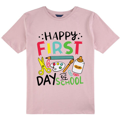 Happy First Day Of School Pigment Class T-Shirt