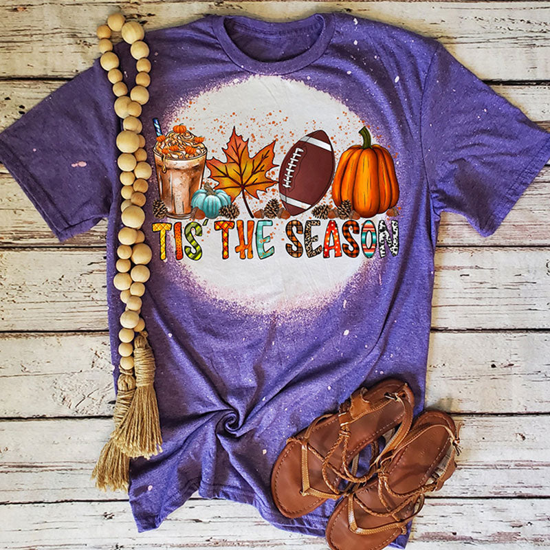 Tis The Season Teacher Printed Super Soft T-Shirt