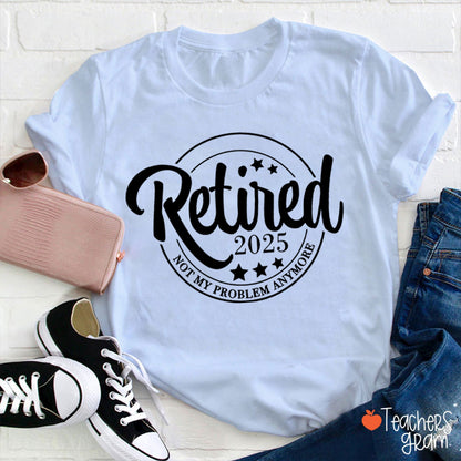 Personalized Year Retirement Gift Teacher T-Shirt