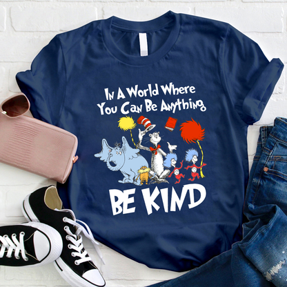Elephant And Cat In A World Where You Can Be Anything T-Shirt
