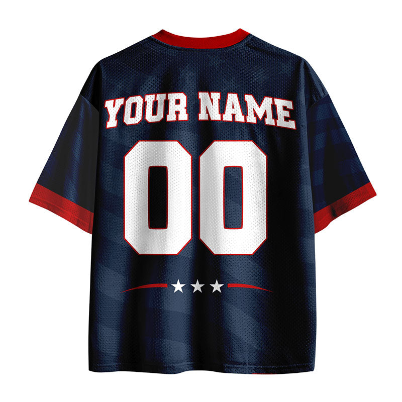 Personalized Name And Number USA Teacher Mesh Jersey