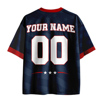 Personalized Name And Number USA Teacher Mesh Jersey