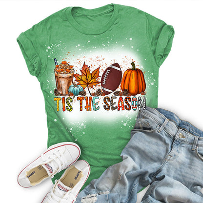 Tis The Season Teacher Printed Super Soft T-Shirt